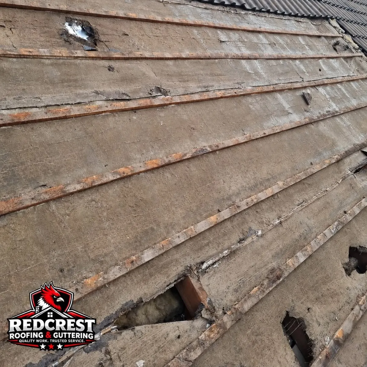 Emergency Roof Repairs work by Redcrest