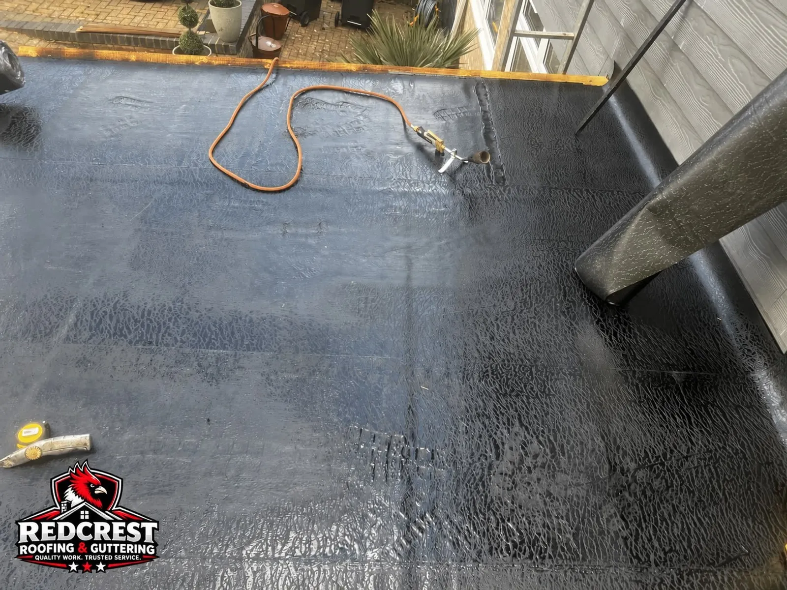 EPDM Rubber Roofing work by Redcrest in Berkshire
