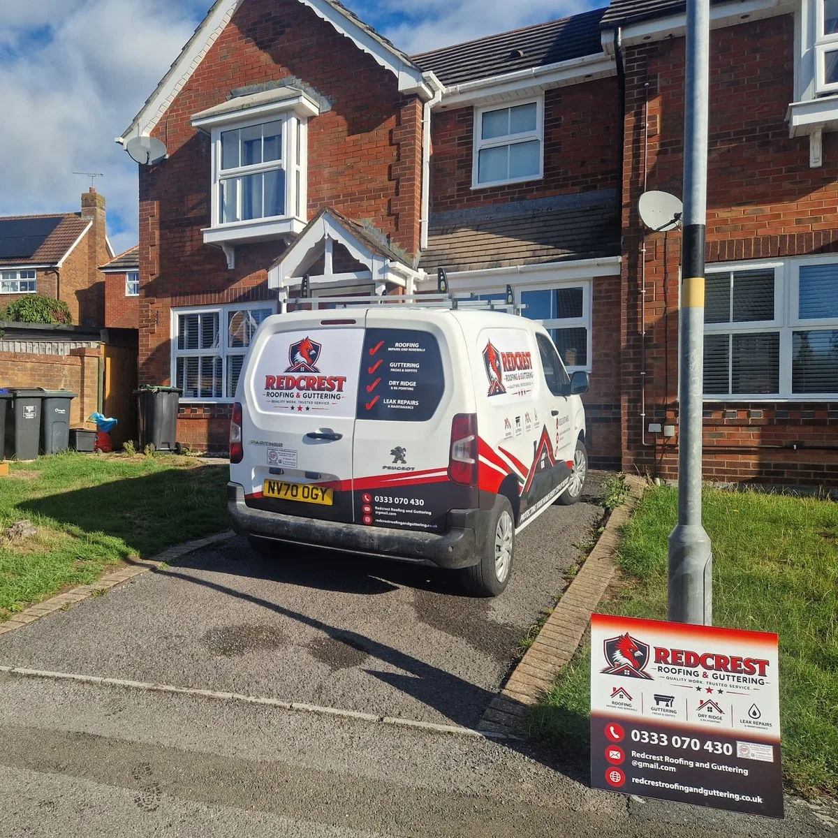 Exterior Painting work by Redcrest